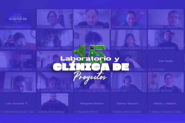 El Laboratorio y Clínica de Proyectos en formato virtual brindó un espacio para charlas magistrales relacionadas a la industria del cine
